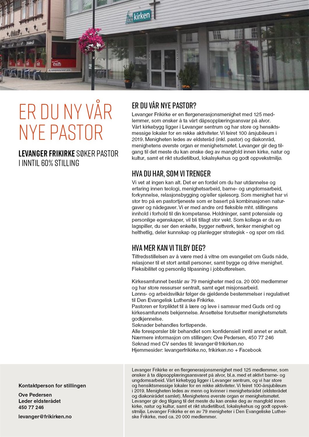 pastor-levanger